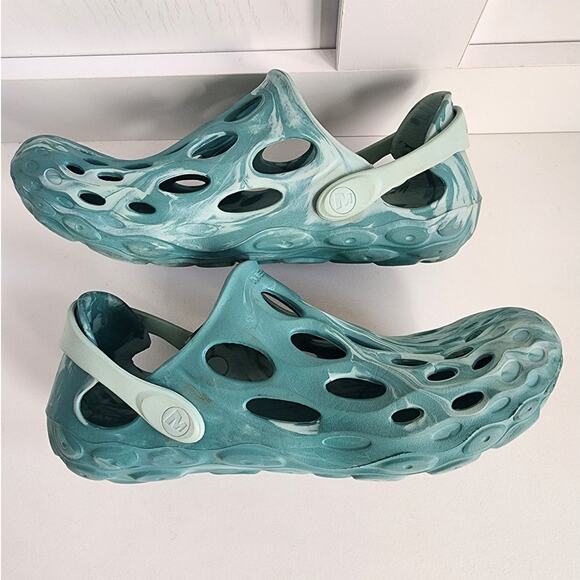 Women's Size 8 Merrell Hydro Moc Sandals Tie Dye Water Shoes Bloom StoneWash - Picture 10 of 13